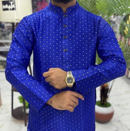 🌙 প্রিমিয়াম কাতান পাঞ্জাবি – রাজকীয় স্টাইলে এক অনন্য ছোঁয়া 🌙